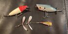 Vintage Fishing Lures Lot of 3 Old Lures Woods Mfg. & Unknown