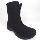 Propet Madi Mid Zip Snow Winter Womens Boots Size 6 WIDE (D) Black NEW, 7132