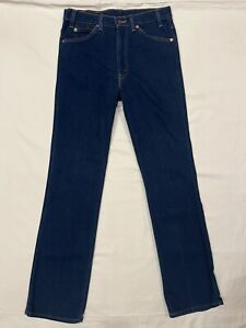 Vintage Levi's 517 Denim Jeans Boot Cut Orange Tab Blue USA Mens Size 32x34