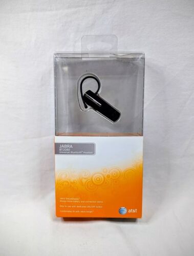 Jabra BT2080 Bluetooth Mono Headset New Open Box AT&T Discreet Easy To Use