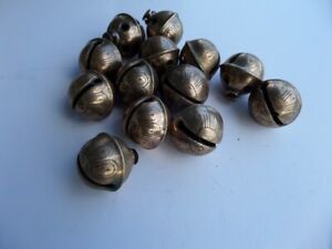 LOT OF 13 #2 ANTIQUE SLEIGH BELL