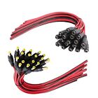 New Listing40 Pcs DC Power Cable 12V 5A Plugs 20 Male 20 Female Connectors For CCTV Camera