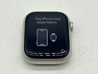 Apple Watch Series 7 A2473 MKMY3LL/A 41mm 32GB 9.6.3 GPS Only Starlight UsedRead