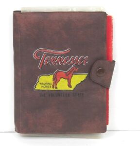 Tennessee Walking Horse Playing Card Holder Pencil Score Pads Holds Two Decks