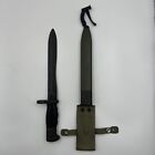 Vintage Spanish Military M58 FR7 FR8 CETME Rifle Bayonet with Scabbard