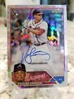 New Listing2023 Topps Chrome Vaughn Grissom Logofractor Refractor Rookie Auto RC #RCA-VG