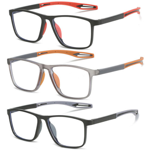 3PK Men Myopia Glasses Nearsighted TR Frame Outdoor Sport Eyeglass Frames New