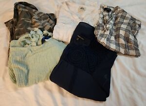 Lot Of 5 Womens Size XS Long Sleeve Tops - Ariat, Express...