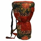 Large Djembe Drum Backpack, Chocolate Celestial Design (For 10x20 Djembes)
