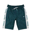 Reebok Mens Training Essentials Logo Athletic Workout Shorts, Green, Medium