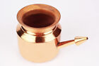 Copper Ayurvedic Jal Neti Pot, Rinse Nasal Irrigation for Adult Nose Wash 1 Pcs