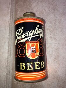 Berghoff 1887 Beer Cone Top Beer Can
