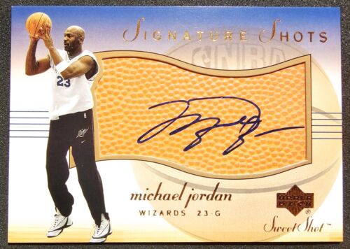 2001-02 Upper Deck Michael Jordan Signature Shots Auto SSP 1st Year Wizards HoF