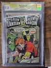Green Lantern #85 CGC 7.5 Signed Neal Adams Cover & Art DC Comics 1971 Anti-Drug