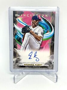 2023 Topps Inception George Kirby Magenta Auto 63/99 Seattle Mariners