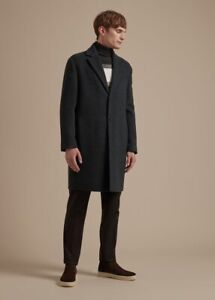 LORO PIANA 6795$ FINDON Gray Cashmere Coat - Double Faced, Single-Breasted