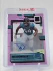TRAVON WALKER 2022 CLEARLY DONRUSS RATED ROOKIE PURPLE RC AUTO /175 Q2182