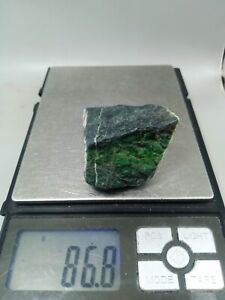 86grams Burmese Mawsitsit Jade Rough Cut 100%Authentic Natural Mawsitsit Slab