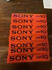 Sony CHF 90 LNX 90 Audio cassette 8 Pieces sealed New