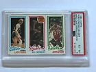 New Listing1980 Topps Basketball Larry Bird(RC), Bill Cartwright, John Drew PSA 6