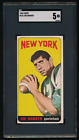1965 Topps #122 Joe Namath Rookie Card New York Jets SGC 5 EX
