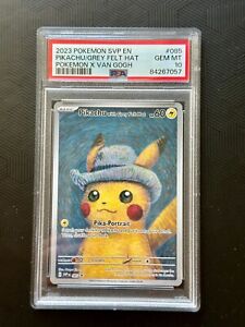 Pokemon Pikachu with Grey Felt Hat Van Gogh Promo PSA 10