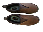 Merrell Active Heat Select Dry Womens Shoes Suede Waterproof Brown Pull-on Sz 9