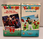 Kidsongs VHS Lot of 2 We Wish You a Merry Christmas 1992 & Let's Play Ball 1987