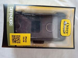 OTTERBOX DEFENDER PHONE CASE FOR IPHONE 5 BLACK 77-33322