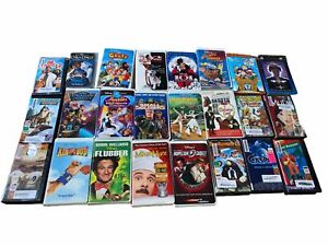 Kid VHS Lot Of  24 Movies - Disney , MCA UNIVERSAL , Warner - CHEAP