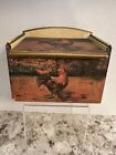 Recipe Box Rooster Chicken Barn Farm French Country Kitchen Decor Wooden