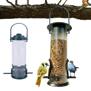 Bird Feeder Wild Classic Hanging Tube Feeders Seed Dispenser Garden Outd Ⓢ