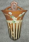 Roseville Cherry Blossom Wall Pocket 1232-8  Excellent Cond!Vintage Art Pottery