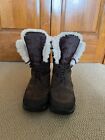 Lands End Brown Insulated womens snow boots size 9