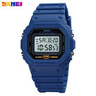 SKMEI Men Sport Watch Rectangle Digital Wristwatch Countdown Electronic Watches