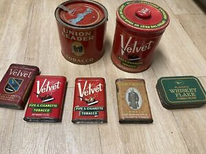 Vintage Tobacco Tin Collection Lot EMPTY