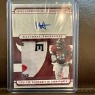 New Listing2023 National Treasures WILL ANDERSON JR RPA /10 Silhouettes Signatures Rookie