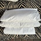 Vintage Percale Flat Sheets Lot Of 3