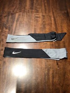Nike Dri Fit Head Tie - Black/gray Lot Of 2