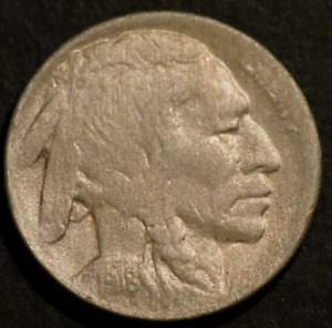 1918 D Buffalo Nickel Semi-Key Date Horn Details Holo-Restored Five 5c Coin C161