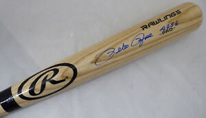 PETE ROSE AUTOGRAPHED BLONDE RAWLINGS BAT REDS 