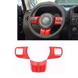 Car Steering Wheel Moulding Frame Trim for Jeep Wrangler JK 2011-17 Accessories