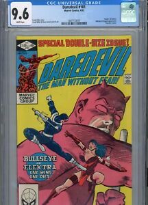 DAREDEVIL #181 NM 9.6 CGC WHITE PAGES MILLER STORY ART AND COVER DEATH OF ELEKTR