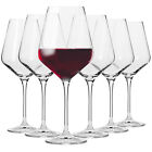 Krosno Avant-Garde Large Glasses for Red Wine | Set 6 | 550 ml | Dishwasher