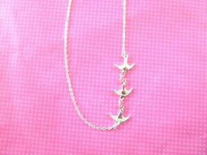 Flying silver bird necklace-SALE CLEARANCE