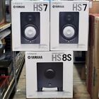 2 x Yamaha HS7 Studio Active Monitor Speakers + 1 x HS8S Active Studio Subwoofer