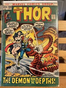 THE MIGHTY THOR #204 October 1972 - The Demon From The Depths!-Marvel
