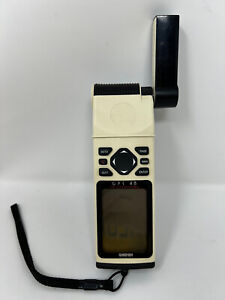 Garmin GPS 48 Vintage Handheld 12 Channels White Personal Navigator