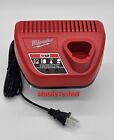 New Milwaukee M12 OEM  Battery Charger Genuine 48-59-2401 Lithium Ion 12 Volt