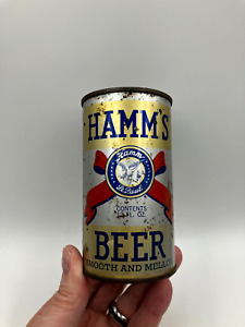 Nice 12oz HAMM'S BEER (OI & IRTP) Flat Top Beer Can Theo Hamm St. Paul Minn.